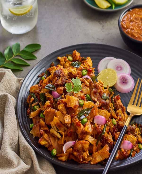 Chicken Kothu Parotta Chicken Kothu Parotta